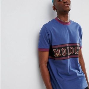 Regular fit shirt sleeve tee shirt